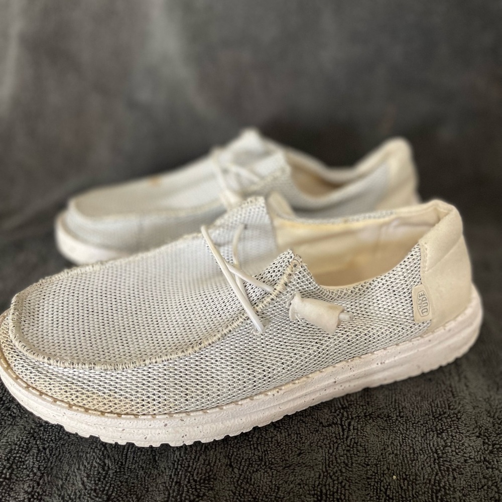 Hey Dude Casual White Shoes